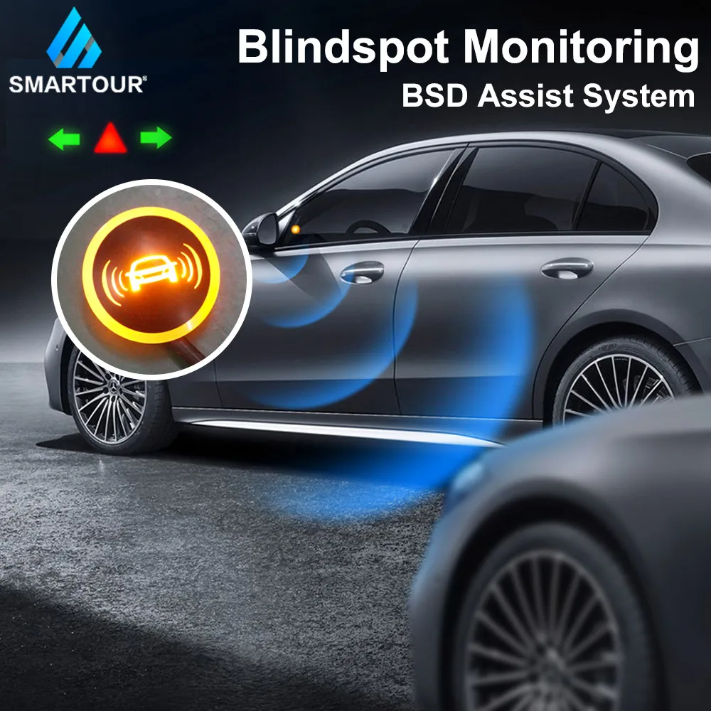 Автомобильная Система Обнаружения Радара BSD BSM Blind Spot Микроволновый Датчик Помощи при движении по полосе движения Радар заднего хода 24 ГГц Blind Spot Изображение 0
