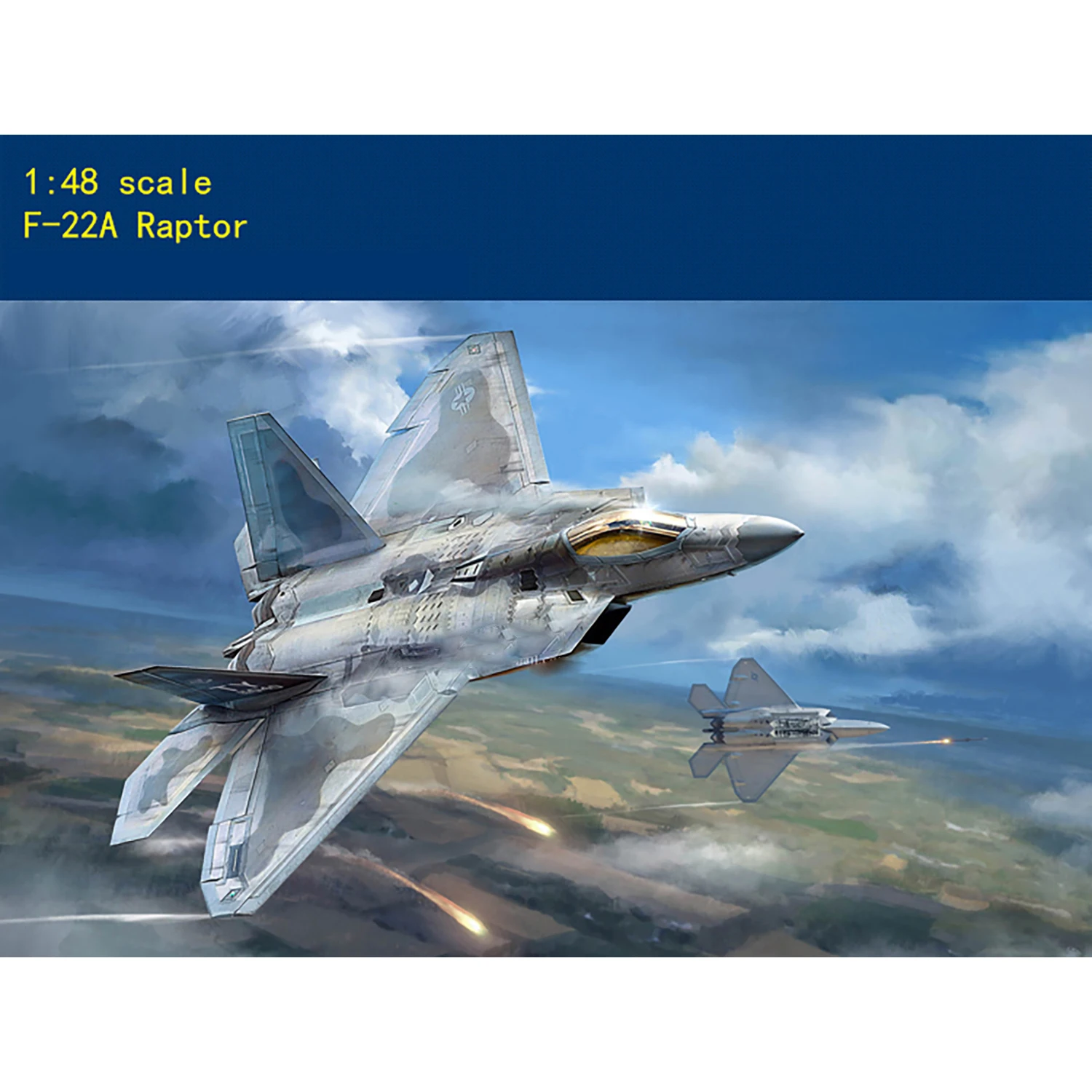 1/48 HOBBY BOSS 62801 Истребитель F-22A Raptor Статическая Модель Самолета Авиационный Комплект для Сбора TH20204-SMT2 Изображение 0