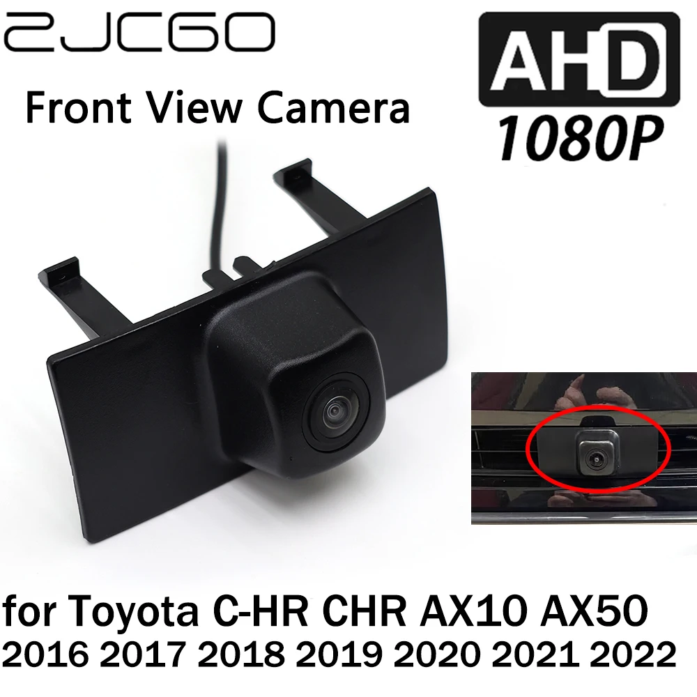 ZJCGO Автомобильная Парковочная Камера с логотипом Вида спереди AHD 1080P Ночного Видения для Toyota C-HR CHR AX10 AX50 2016 2017 2018 2019 2020 2021 2022 Изображение 0