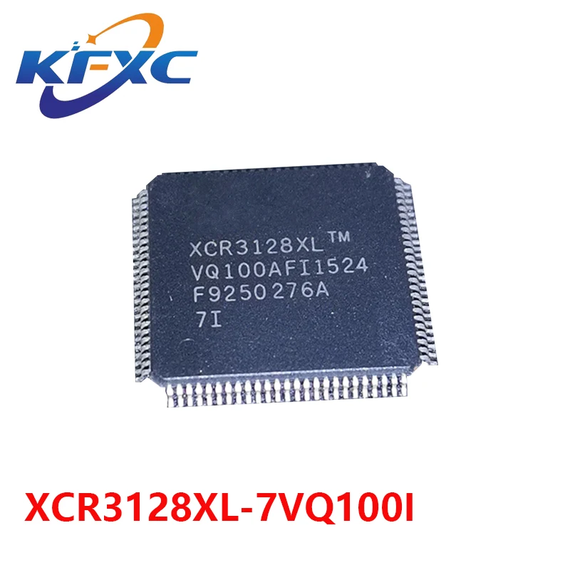 Программируемое логическое устройство XCR3128XL-7VQ100I VQFP-100, новая оригинальная аутентичная микросхема IC Изображение 0