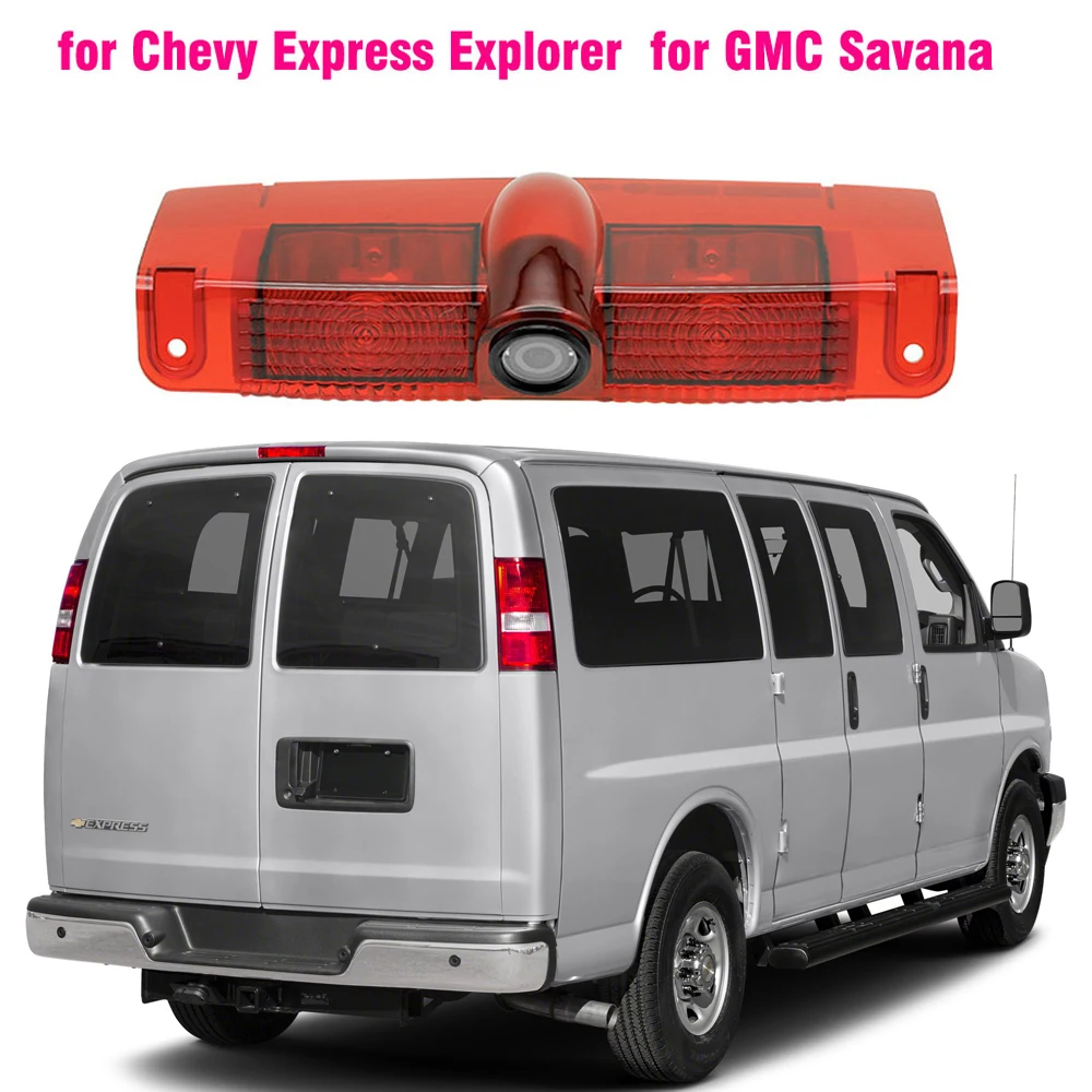 Камера заднего вида для Chevrolet Express Explorer GMC Savana Van заднего вида для парковки заднего хода водонепроницаемый ночного видения 3RD Изображение 0