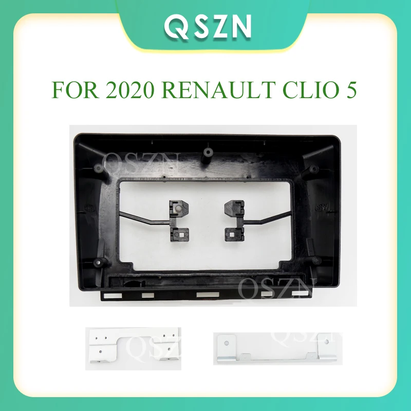 QSZN 9-дюймовая аудиокадровая панель радиосвязи подходит для RENAULT CLIO 5 2020 Установка лицевой панели Изображение 0