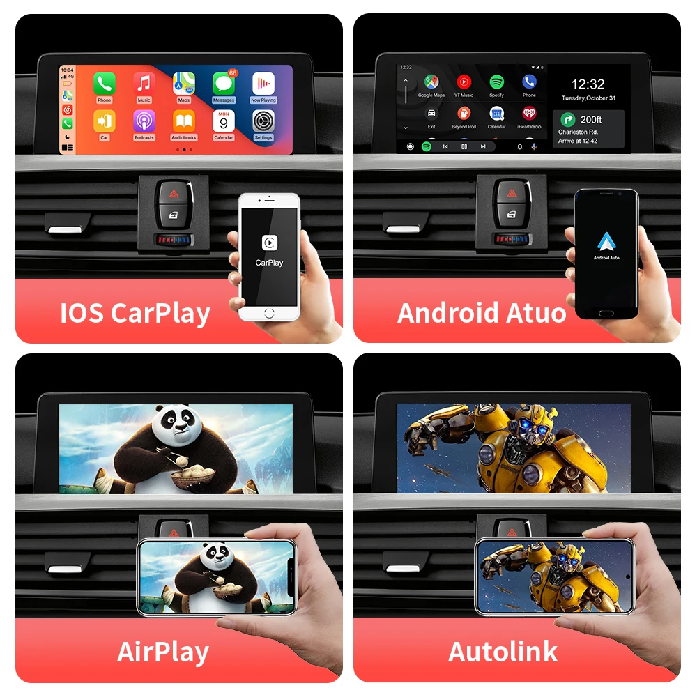 NAVISTART Беспроводной Автомобильный интерфейс CarPlay Android Auto для Audi A1 Q3 2013-2018 с Функциями AirPlay Mirror Link Car Play Изображение 1