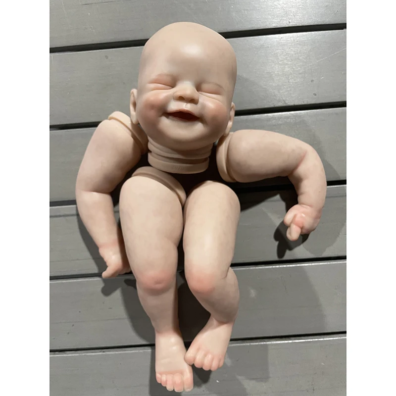 21-дюймовый уже окрашенный кукольный комплект Smile Face Alisha DIY Незаконченный кукольный комплект ручной работы Soft Touch Bebe Reborn Kit Изображение 1