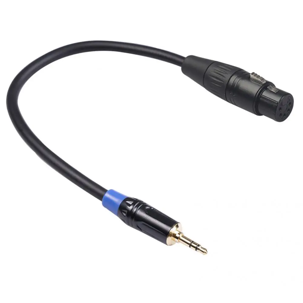 Полезный аудиокабель-адаптер Plug Play с защитой от намотки 3,5 мм от штекера до 5Pin XLR-розетки для аудиоплеера Аудиокабель Аудиокабель Изображение 1