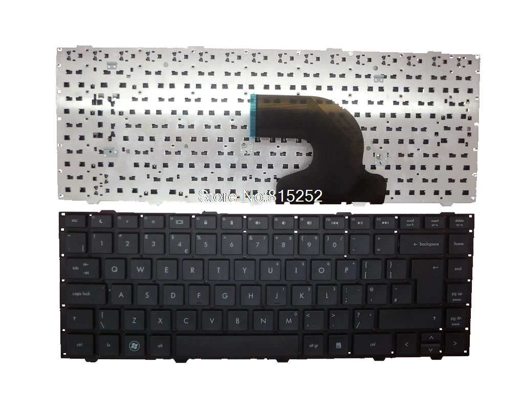 Ноутбук Великобритания/США Английская клавиатура для HP 4440S 4441 S 4445 S 4446 S V132730AS2 90.4I07.H01 90.4SI07.L01 702238-031 702238-001 Изображение 1