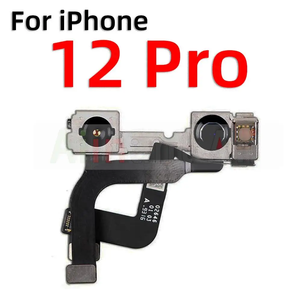 Оригинальный Гибкий Кабель Фронтальной камеры Для iPhone X XR Xs 11 12 13 Pro Max mini с Датчиком Приближения Flex No Face ID Запчасти Для Телефона Изображение 1