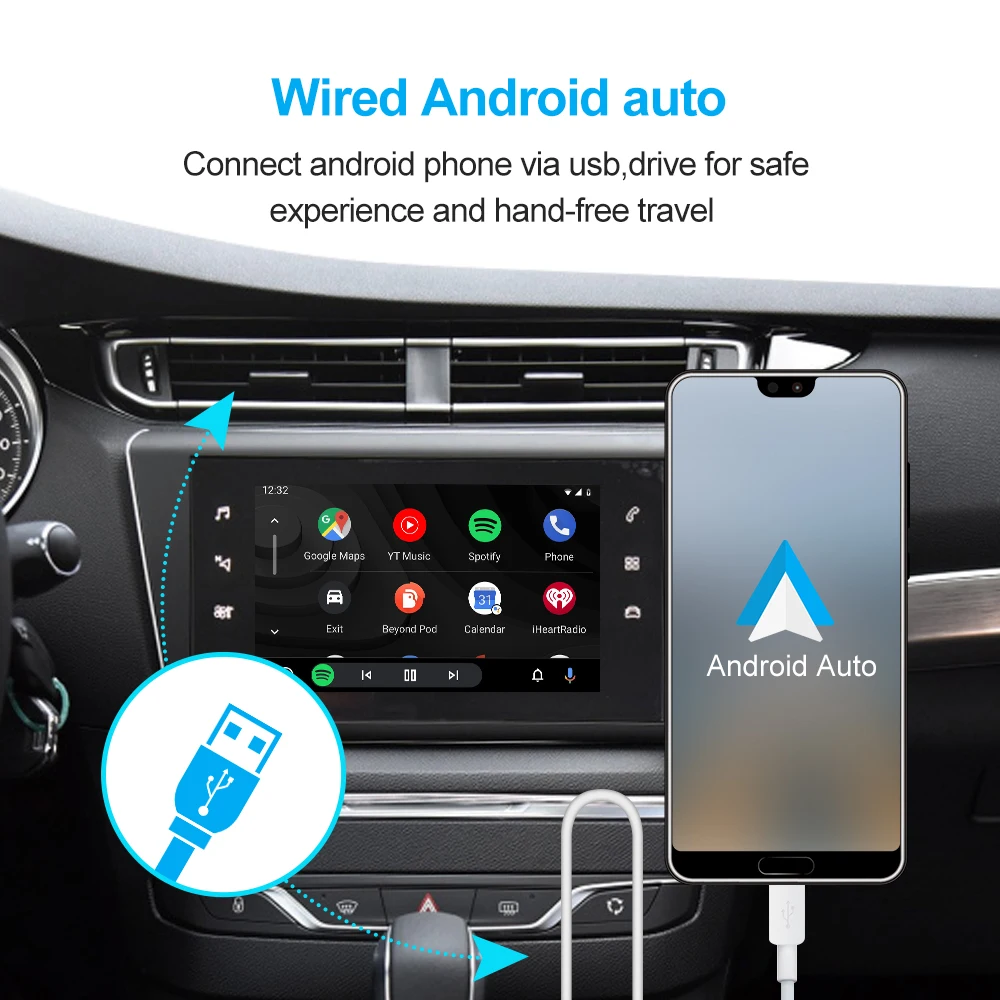 Беспроводной Carplay для Citroen C4 SMEG NAC Picasso DS4 DS3 308 508 208 200 Android Автомодуль Коробка Зеркальная ссылка Навигация Android Изображение 2