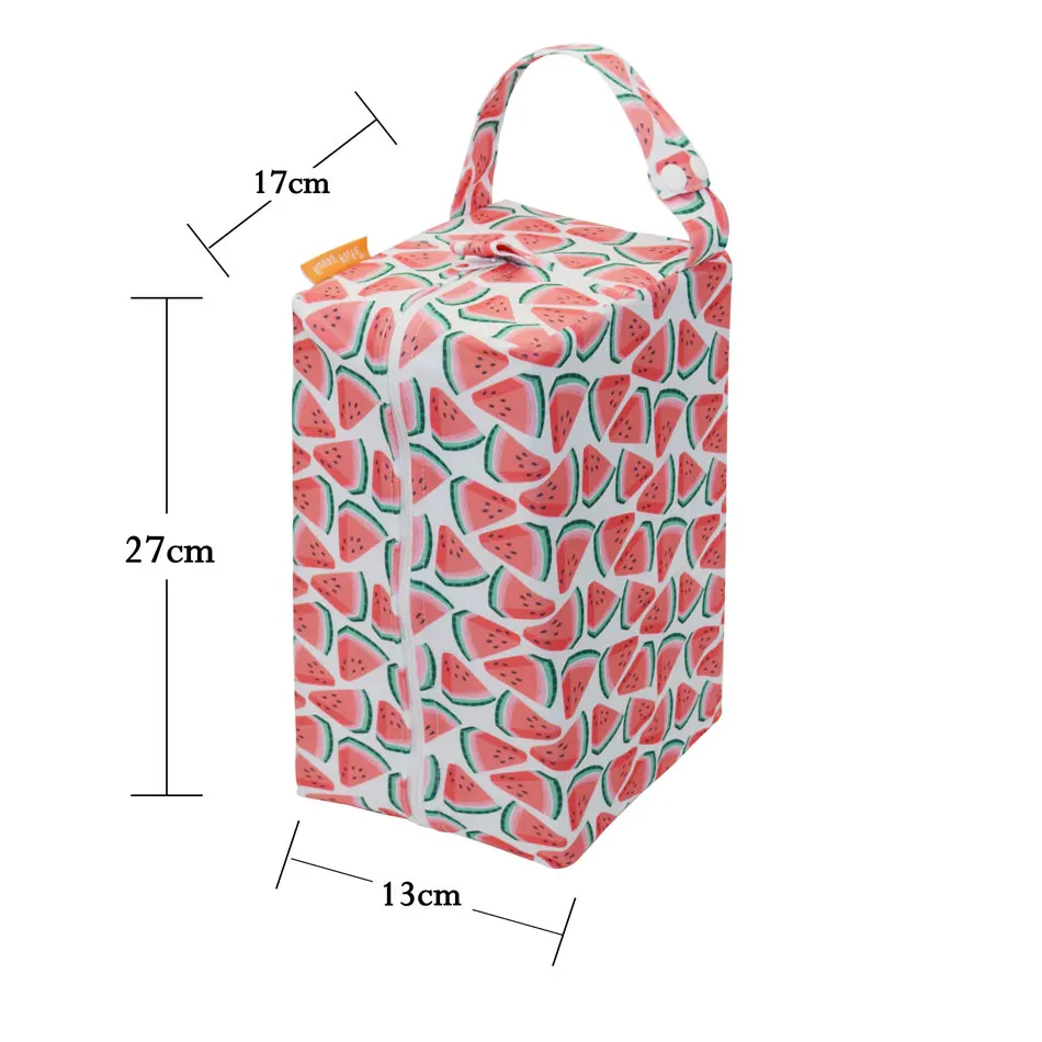 WizInfant Baby Сумка для подгузников из водонепроницаемой ткани, дышащая и многоразовая сумка для подгузников Изображение 2
