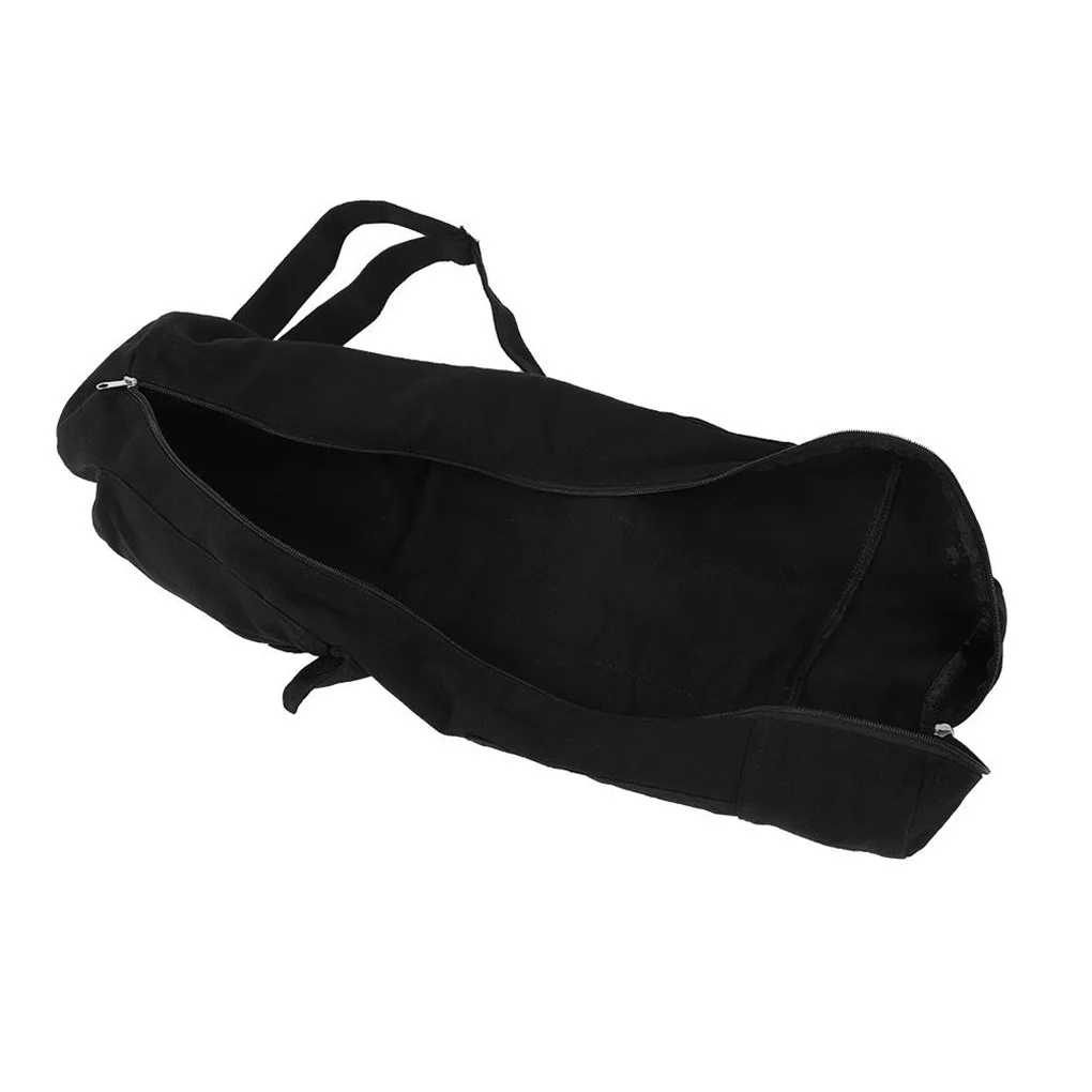 Коврик для йоги, спортивная сумка с боковыми карманами, Водонепроницаемая переноска, прочный холщовый хлопковый рюкзак для йоги 67 * 15 см, ремешок для переноски на шнурке Изображение 2