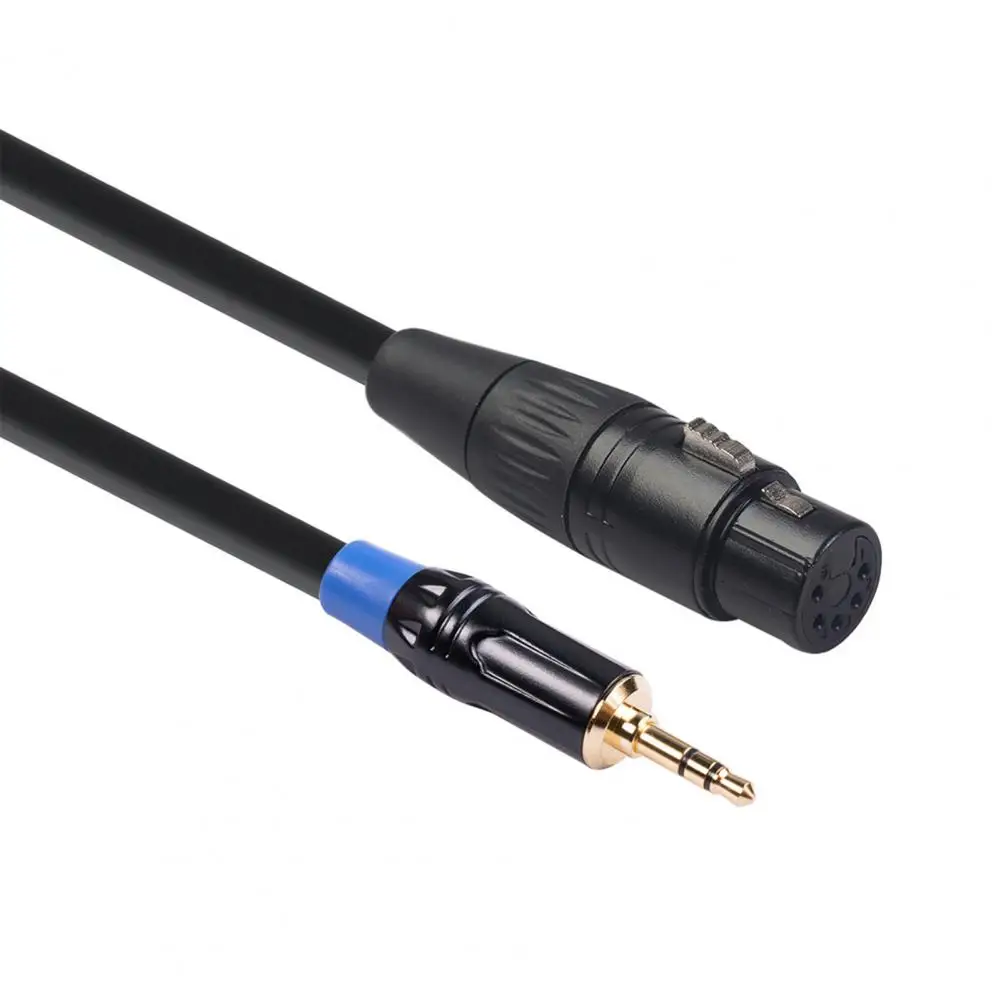 Полезный аудиокабель-адаптер Plug Play с защитой от намотки 3,5 мм от штекера до 5Pin XLR-розетки для аудиоплеера Аудиокабель Аудиокабель Изображение 2