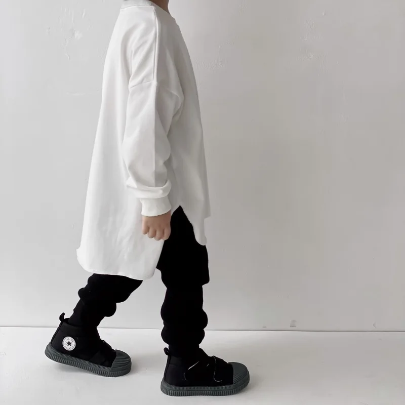 Детские повседневные брюки Jenny & Dave /новинка весны 2023 года, японские леггинсы с вафлями для мальчиков и девочек, спортивные штаны для девочек Изображение 2