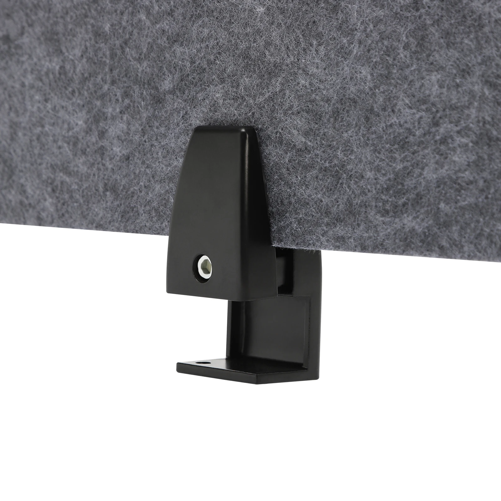 Магазин Stand Up Desk Store переориентирует необработанную акустическую панель-перегородку, установленную на рабочем столе, для уменьшения шума и визуальных отвлекающих факторов. Изображение 3