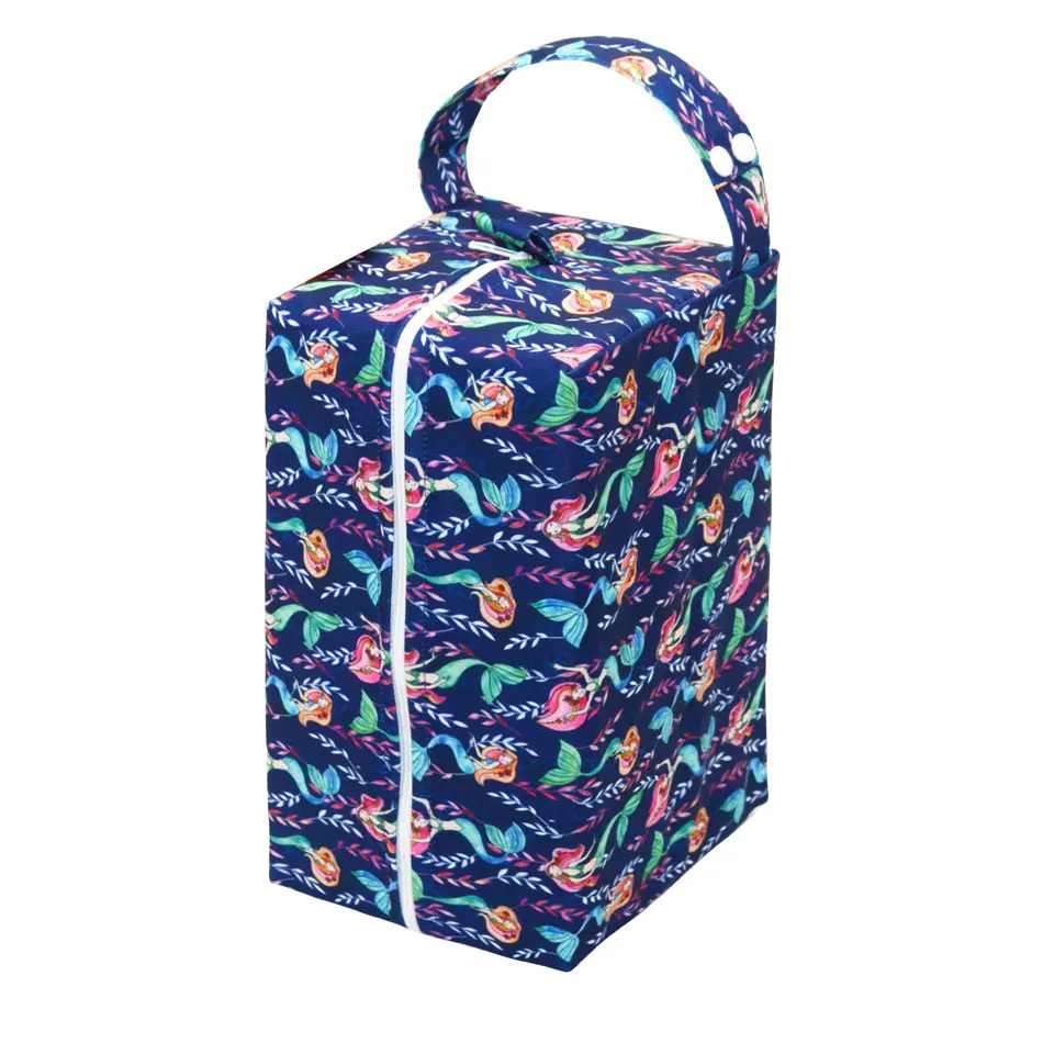WizInfant Baby Сумка для подгузников из водонепроницаемой ткани, дышащая и многоразовая сумка для подгузников Изображение 5