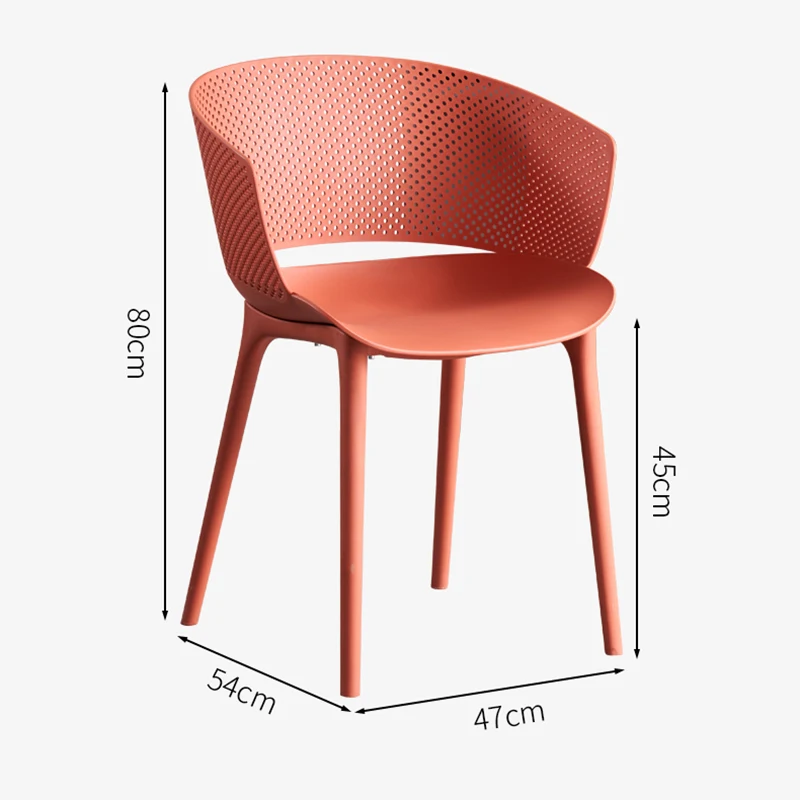 Кухонные Современные обеденные стулья Скандинавский эргономичный туалетный столик Современные обеденные стулья Спальня Пластиковая мебель для ресторана Cadeira Gamer Изображение 5
