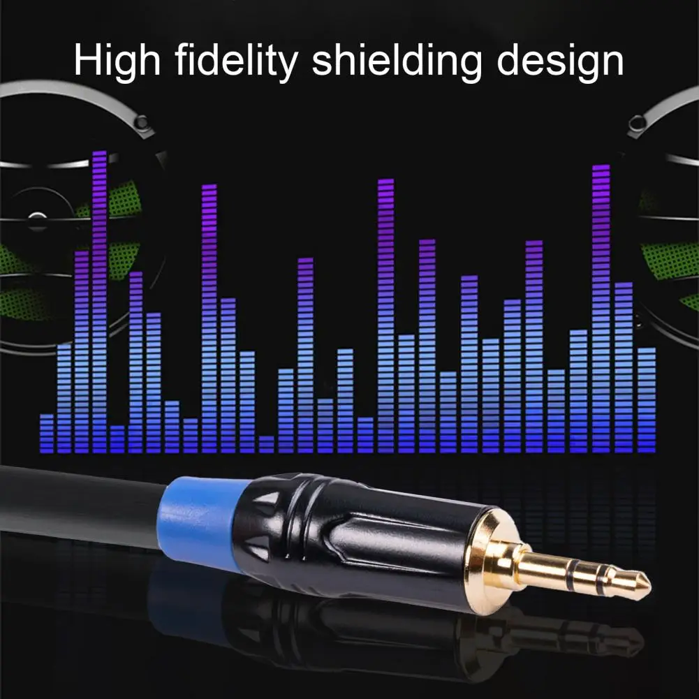 Полезный аудиокабель-адаптер Plug Play с защитой от намотки 3,5 мм от штекера до 5Pin XLR-розетки для аудиоплеера Аудиокабель Аудиокабель Изображение 5