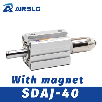 цилиндр с регулируемым ходом типа airtac SDAJ40X20-20S SDAJ40X30-20S SDAJ40X40-30S SDAJ40X50-10S SDAJ40X75-50S с магнитным кольцом