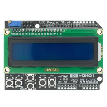 1ШТ LCD1602 ЖК-экран Клавиатуры LCD 1602 Модульный Дисплей Для Arduino ATMEGA328 ATMEGA2560 Raspberry Pi UNO Синий Экран