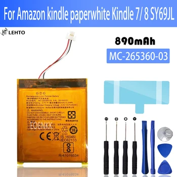 Сменный Аккумулятор 265360 для Amazon paperwhite Kindle 7 8 265360-03 58-000083 58-000151 890 мАч + инструменты