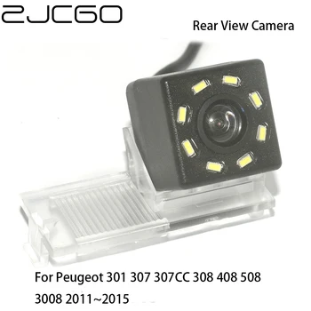 ZJCGO HD CCD Вид Сзади Автомобиля Обратный Резервный Парковочный Водонепроницаемый Камера Для Peugeot 301 307 307CC 308 408 508 3008 2011 ~ 2015