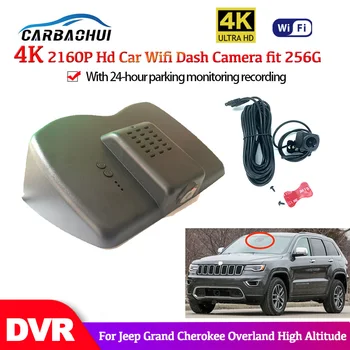 4k Wifi Скрытый Автомобильный Видеорегистратор Dash Cam Камера Видеомагнитофон Для Jeep Grand Cherokee Overland High Altitude 2019 2020 HD Ночного Видения