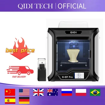 QIDI TECH X-CF Pro 3D принтер для печати из углеродного волокна Обновление Корпуса XYZ Structure 20 Точечный Автоматический Уровень 300*250*300 Большой размер