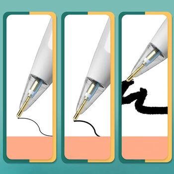 Сенсорная ручка для карандаша Gen 1/2, совместимый сменный наконечник для карандаша, прозрачный запасной наконечник
