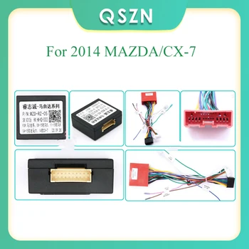 Автомобильный радиокабель 16pin жгут проводов питания Android Мультимедиа для 2014 MAZDA/CX-7