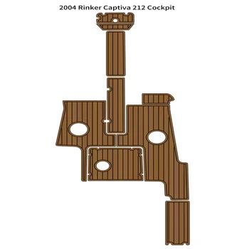 2004 Rinker Captiva 212 Кокпит лодки EVA из искусственной пены, настил из тикового дерева
