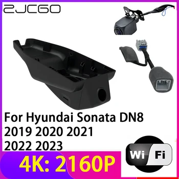 ZJCGO 4 К 2160 P Регистраторы Видеорегистраторы для автомобилей Камера 2 Объектива Регистраторы Wi Fi Ночное Видение Hyundai Sonata DN8 2019 2020 2021 2022 2023