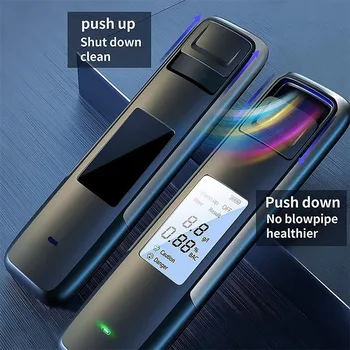 2023 Бесконтактный тестер алкоголя с цифровым дисплеем USB Перезаряжаемый Алкотестер Анализатор Высокой точности Алкотестер