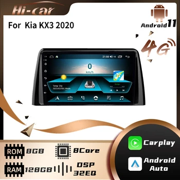 Автомагнитола 2 Din для Kia KX3 2020, Автомобильное радио, стерео, WiFi, Carplay, GPS-навигация, Мультимедийный Видеоплеер, головное устройство