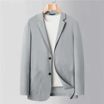 SS5165-Костюм для отдыха, мужской деловой повседневный костюм в полоску, реактивная куртка в полоску, куртка Single West top