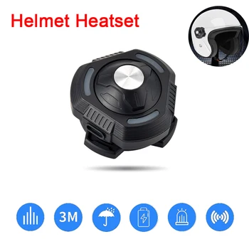Водонепроницаемый Мотоциклетный Шлем Гарнитура Bluetooth 5.3 Шлем с Костной Проводимостью Наушники Стерео Динамик Беспроводные Наушники