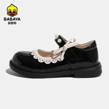 Обувь принцессы Babaya, Кожаная обувь для девочек, весна 2023, Осень, Новая модная детская обувь для девочек