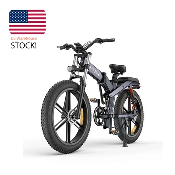 Склад США Дропшиппинг ENGWE X26 Электрический Городской Горный Велосипед Мощностью 1000 Вт Аккумулятор 26 дюймов Толстая Шина Складной Электрический Велосипед