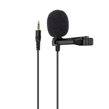 Чистый звук 3,5 мм, 4-полюсный мобильный микрофон для прямой трансляции - автоматическое шумоподавление, запись звука