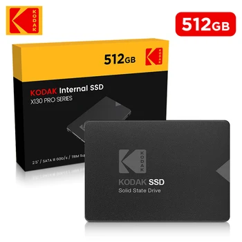 Жесткий диск Kodak X130PRO SSD 512 ГБ, Твердотельные диски емкостью 1 ТБ, 2,5 