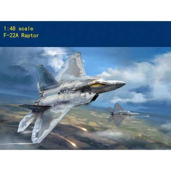 1/48 HOBBY BOSS 62801 Истребитель F-22A Raptor Статическая Модель Самолета Авиационный Комплект для Сбора TH20204-SMT2