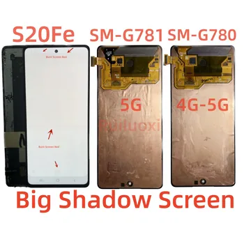 Оригинальный AMOLED-экран Для Samsung Galaxy S20FE4G-5G G7810U G7810F ЖК-дисплей с сенсорным экраном В сборе С Черными Точками С Рамкой