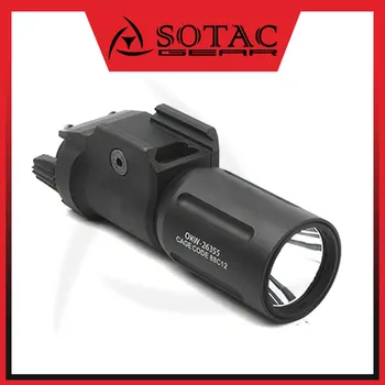 Металлический тактический фонарь SOTAC OKW PL350 Modlit Hunting Weapon Light LED Подходит для 20 мм планки Пикатинни