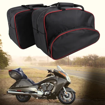Седельные сумки для мотоциклов Боковая сумка для хранения багажа Внутренний вкладыш сумки Водонепроницаемый ДЛЯ Victory Vision Tour Тур по пересеченной местности