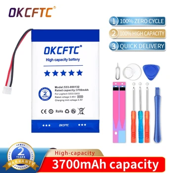 OKCFTC Батарея емкостью 3700 мАч 533-000132 для Logitech G533 G933 battery G533S G933S