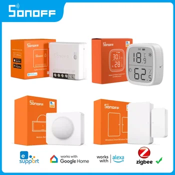 SONOFF Zigbee 3.0 ZBBridge Mini ZBMINI /Беспроводной переключатель/Датчик температуры Влажности/Движения/Двери для Alexa Google Home