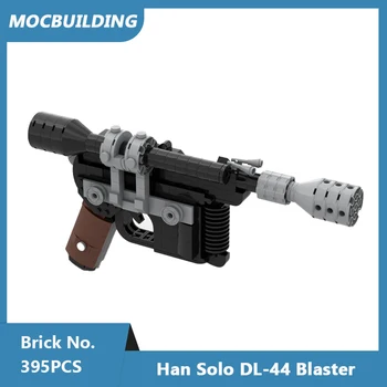 MOC Строительные Блоки Han Solo & Millenium DL-44 Модель Бластера DIY Собранные Кирпичи Классические Космические Войны Пистолет Серии Детские Игрушки