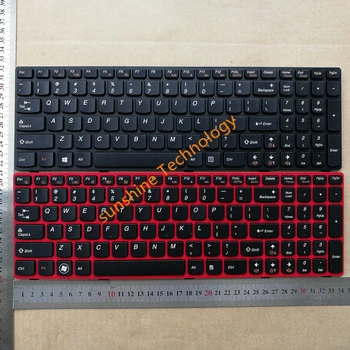 Американская новая клавиатура для ноутбука Lenovo G580 Z580A G585 Z585 B580 G780 G770 G590 английский красный/черный