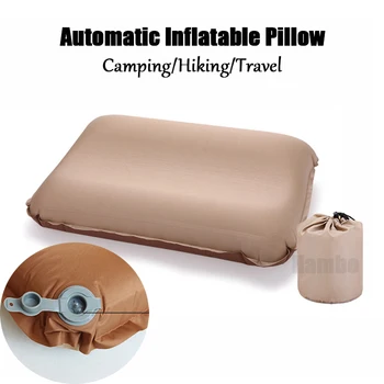 Автоматическая Надувная подушка для кемпинга, Самонадувающаяся подушка, Сверхлегкая для пеших прогулок, Портативного использования на открытом воздухе, удобного хранения в путешествиях