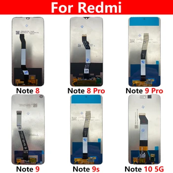 100% Протестировано Для Xiaomi Poco M3 X3 Pro F1 Redmi 9T Note 7 Pro 8 9 9S 10 5G ЖК-экран Сенсорная Панель Дигитайзер без рамки