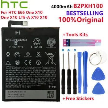 Оригинальный Аккумулятор HTC Высокой Емкости B2PXH100 Для HTC 2PXH100 E66 One X10 One X10 LTE-A X10 4000 мАч + Бесплатные инструменты