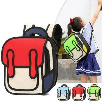 Школьная сумка большой емкости для учащихся начальной школы для девочек и мальчиков 2022 года, Детский мультяшный рюкзак в детском саду